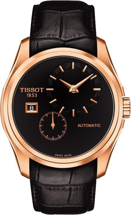 Tissot T-Lady  Black Dial 39 mm Automatic Watch For Men - 1