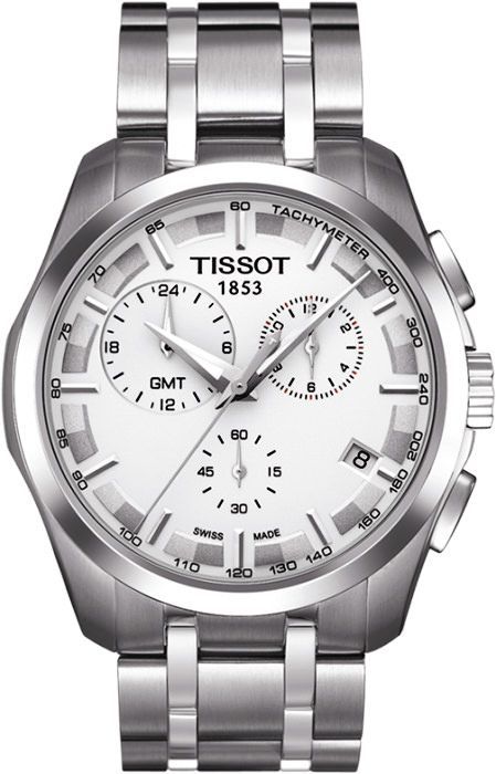 Tissot  41 mm Watch in Silver Dial For Men - 1