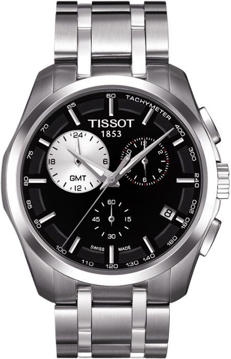 Tissot T-Classic  Black Dial 41 mm Quartz Watch For Men - 1