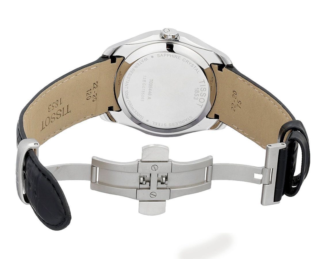 Tissot T-Classic Tissot Couturier Black Dial 39 mm Quartz Watch For Men - 4