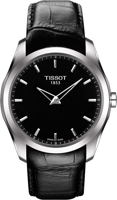 Tissot T-Classic Tissot Couturier Black Dial 39 mm Quartz Watch For Men - 1