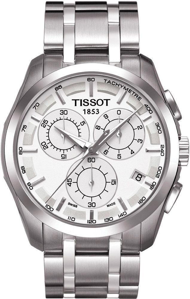Tissot Tissot Couturier 41 mm Watch in Silver Dial For Men - 1