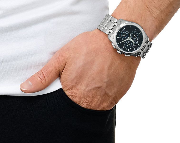 Tissot T-Classic Tissot Couturier Black Dial 41 mm Quartz Watch For Men - 3
