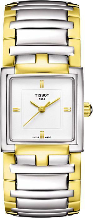 Tissot T-Lady T Evocation Silver Dial 23 mm Quartz Watch For Women - 1