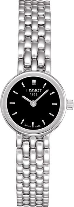 Tissot T-Lady Lovely Black Dial 19.5 mm Quartz Watch For Women - 1