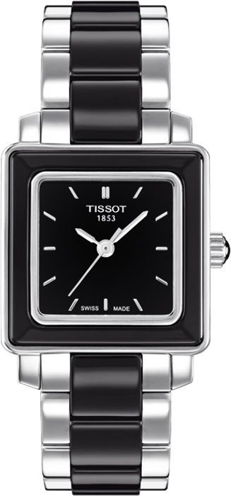 Tissot Cera 26 mm Watch in Black Dial For Women - 1