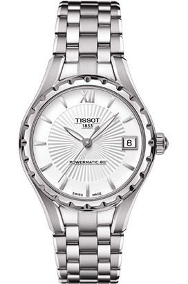 Tissot T-Lady Lady 80 Silver Dial 34 mm Automatic Watch For Women - 1