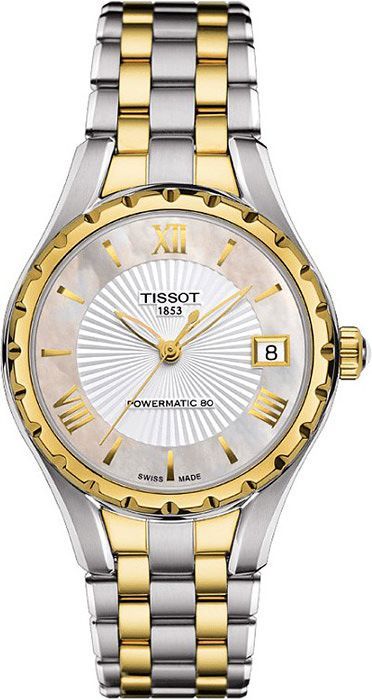 Tissot T-Lady Powermatic 80 MOP Dial 34 mm Automatic Watch For Women - 1
