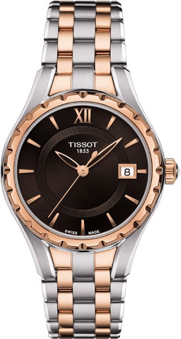Tissot Lady 80 34 mm Watch in Brown Dial For Women - 1
