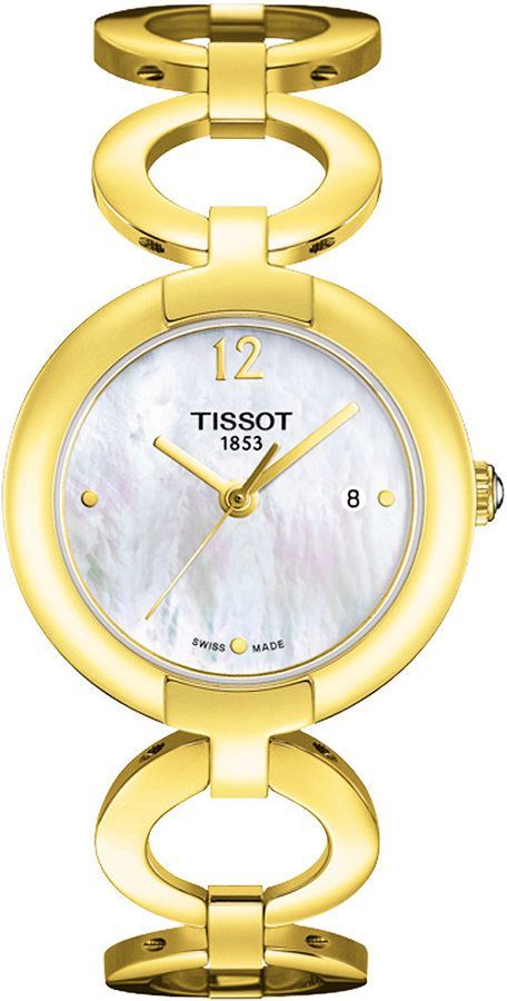 Tissot T-Lady Pinky MOP Dial 28 mm Quartz Watch For Women - 1