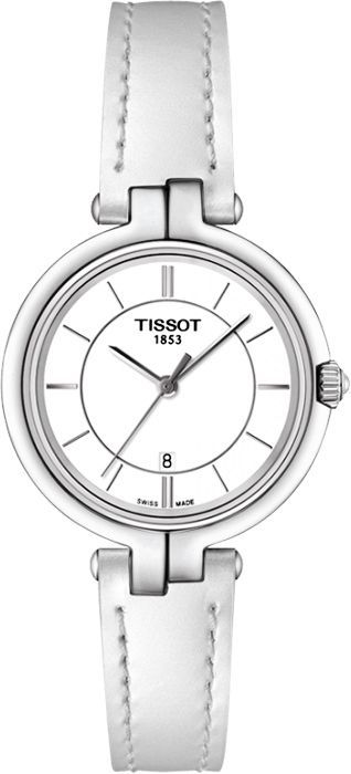 Tissot T-Lady Tissot Flamingo White Dial 26 mm Quartz Watch For Women - 1