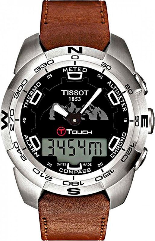 Tissot T Touch Expert 44 mm Watch in Black Dial For Men - 1