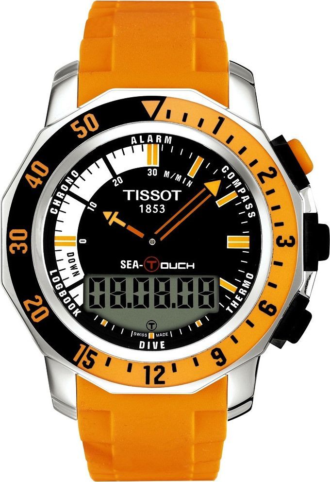 Tissot Sailing 44.4 mm Watch in Black Dial For Men - 1