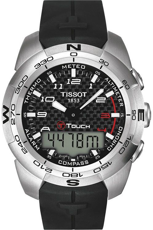 Tissot Touch Collection  Black Dial 44 mm Quartz Watch For Men - 1