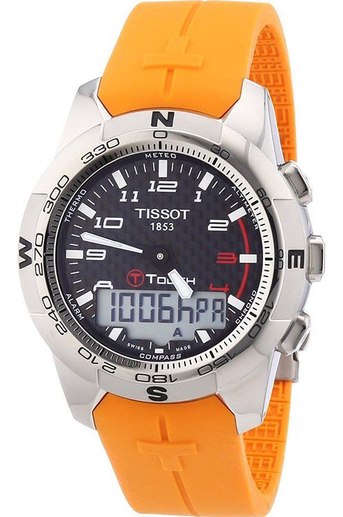 Tissot t touch outlet orange