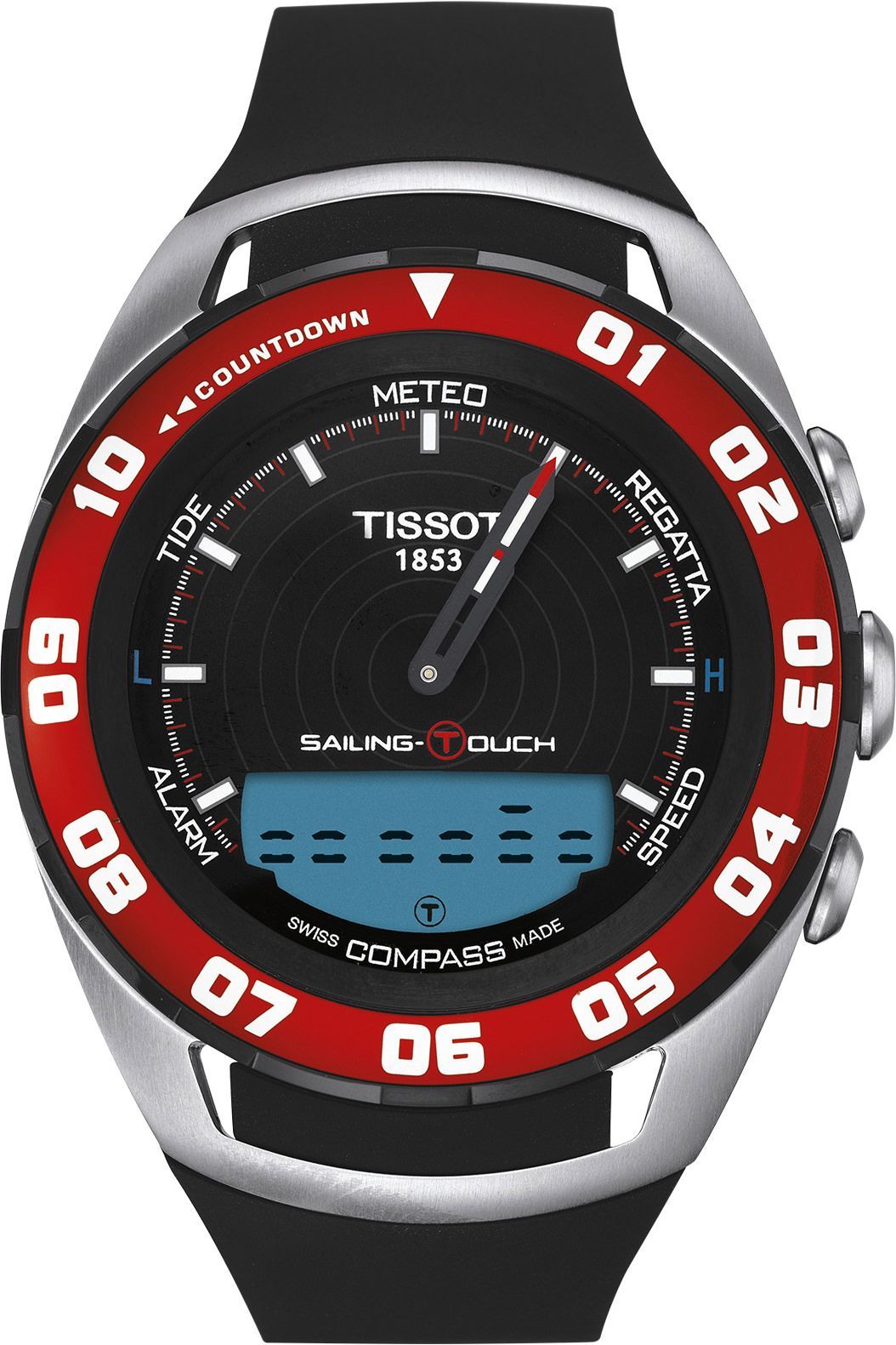 Tissot Tissot Sailing-Touch 45 mm Watch in Black Dial For Men - 1