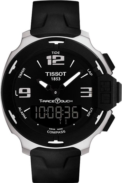 Tissot Touch Collection T Race Touch Black Dial 42.15 mm Quartz Watch For Men - 1