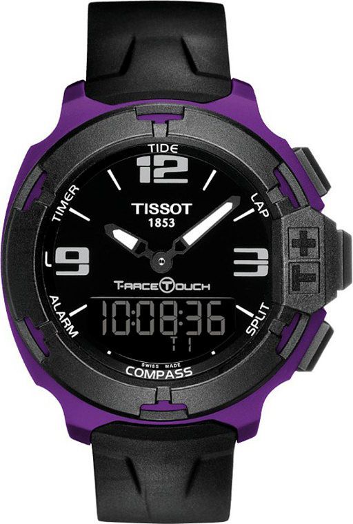 Tissot T-Sport T Race Touch Black Dial 42.15 mm Quartz Watch For Men - 1