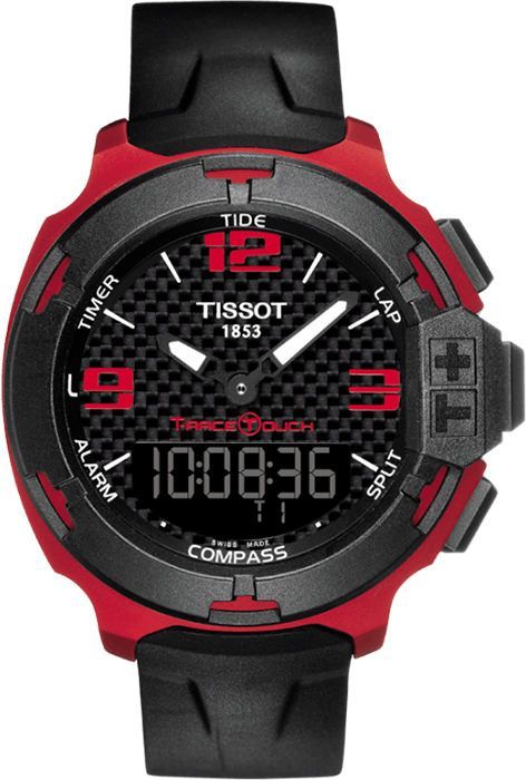 Tissot Touch Collection T Race Black Dial 42.15 mm Quartz Watch For Men - 1