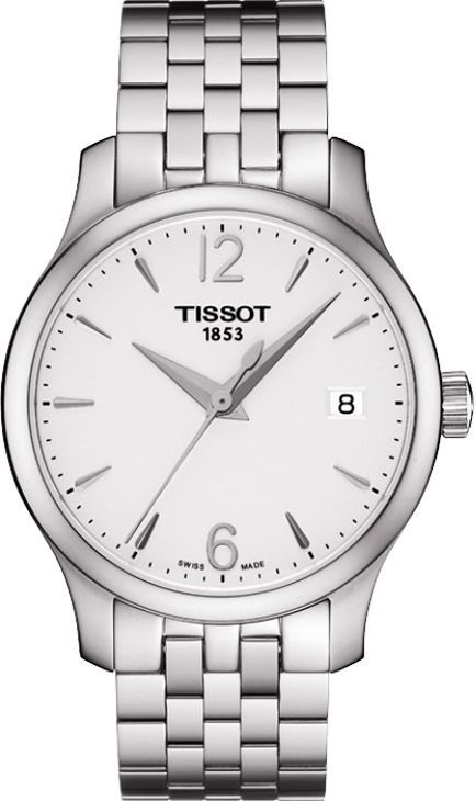 Tissot T-Classic  Silver Dial 33 mm Quartz Watch For Women - 1