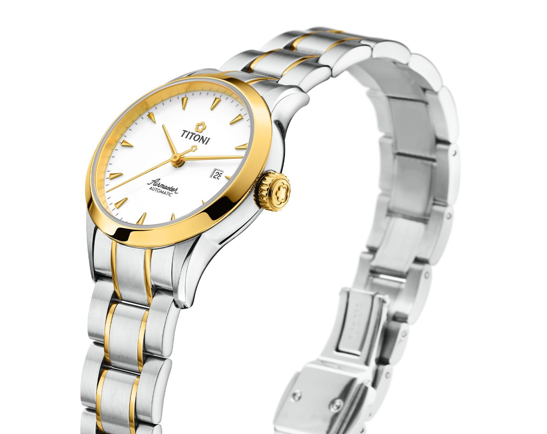 Titoni Airmaster  White Dial 29 mm Automatic Watch For Women - 2