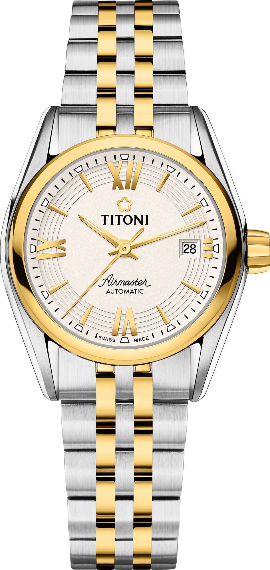 Titoni Airmaster  Silver Dial 27 mm Automatic Watch For Women - 1