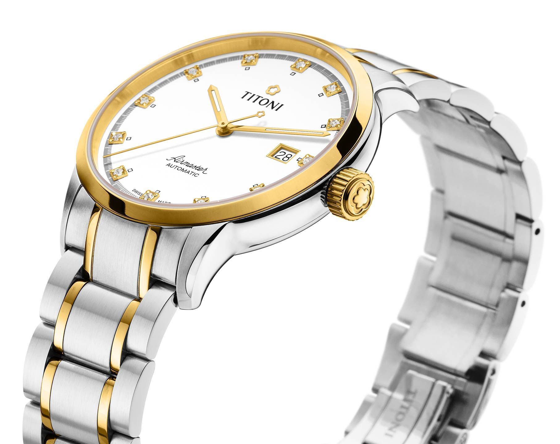 Titoni  40 mm Watch in White Dial For Men - 4