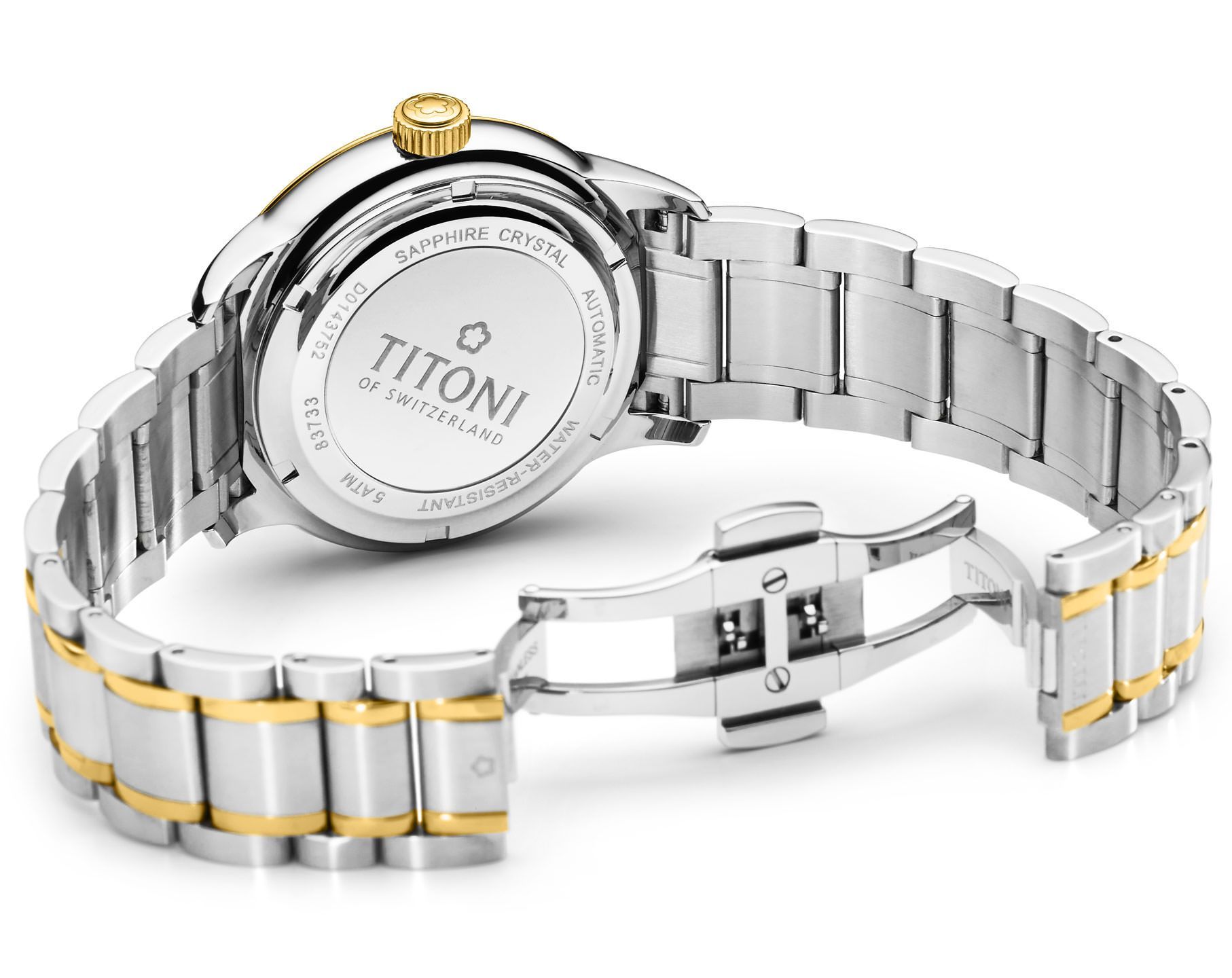 Titoni Airmaster  White Dial 40 mm Automatic Watch For Men - 3