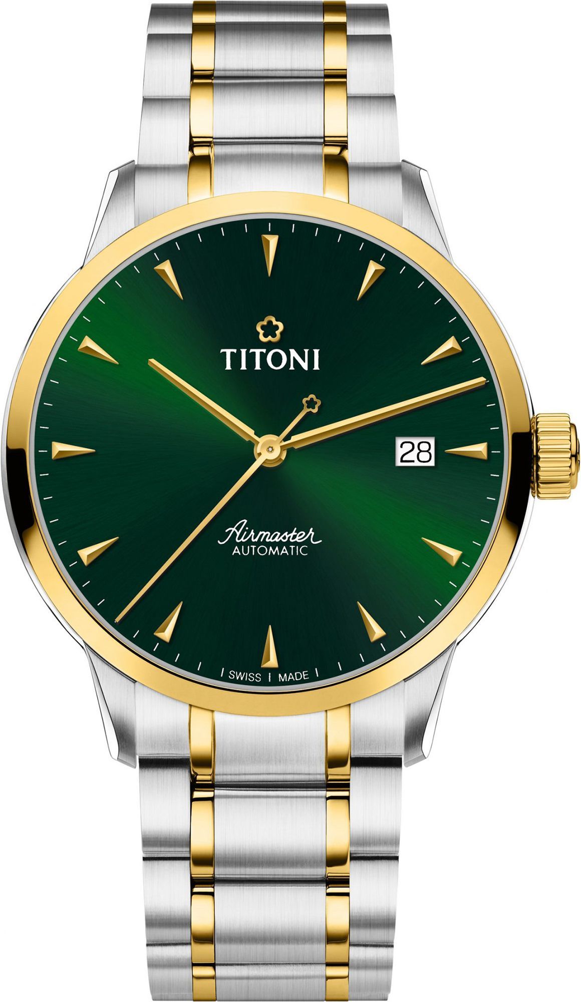 Titoni Airmaster  Green Dial 40 mm Automatic Watch For Men - 1