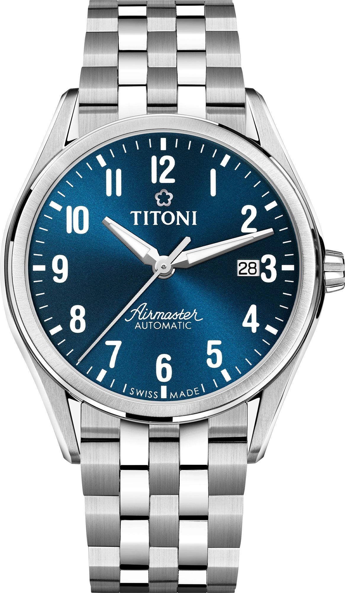 Titoni Airmaster  Blue Dial 40.5 mm Automatic Watch For Men - 1
