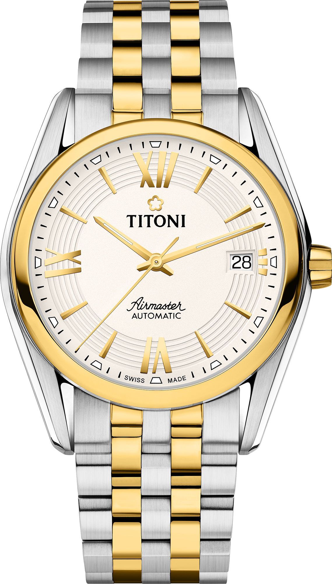 Titoni Airmaster  Silver Dial 38.5 mm Automatic Watch For Men - 1