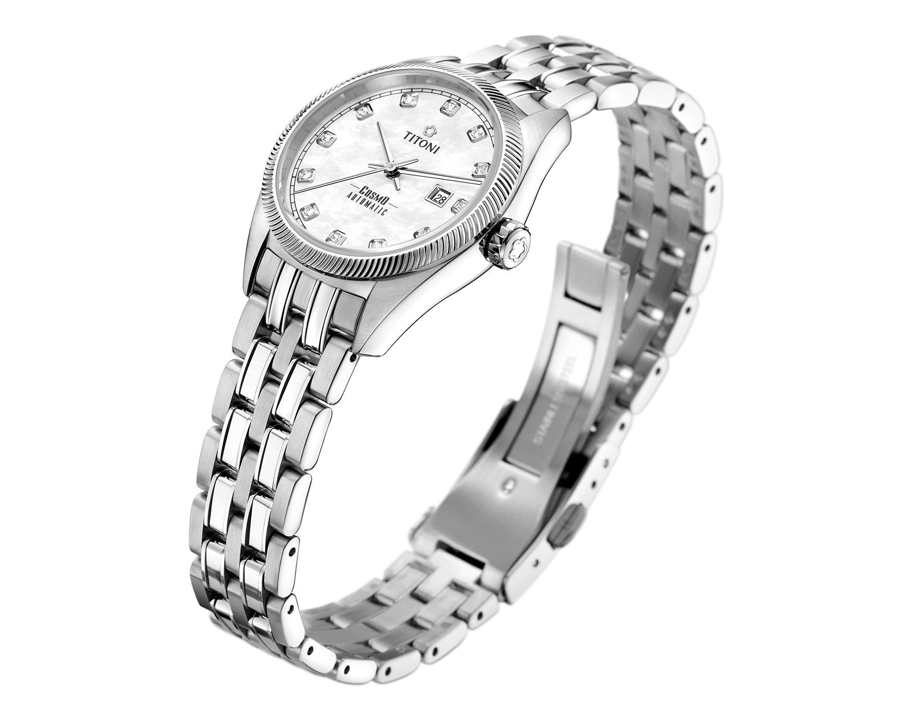 Titoni Cosmo  MOP Dial 30 mm Automatic Watch For Women - 2