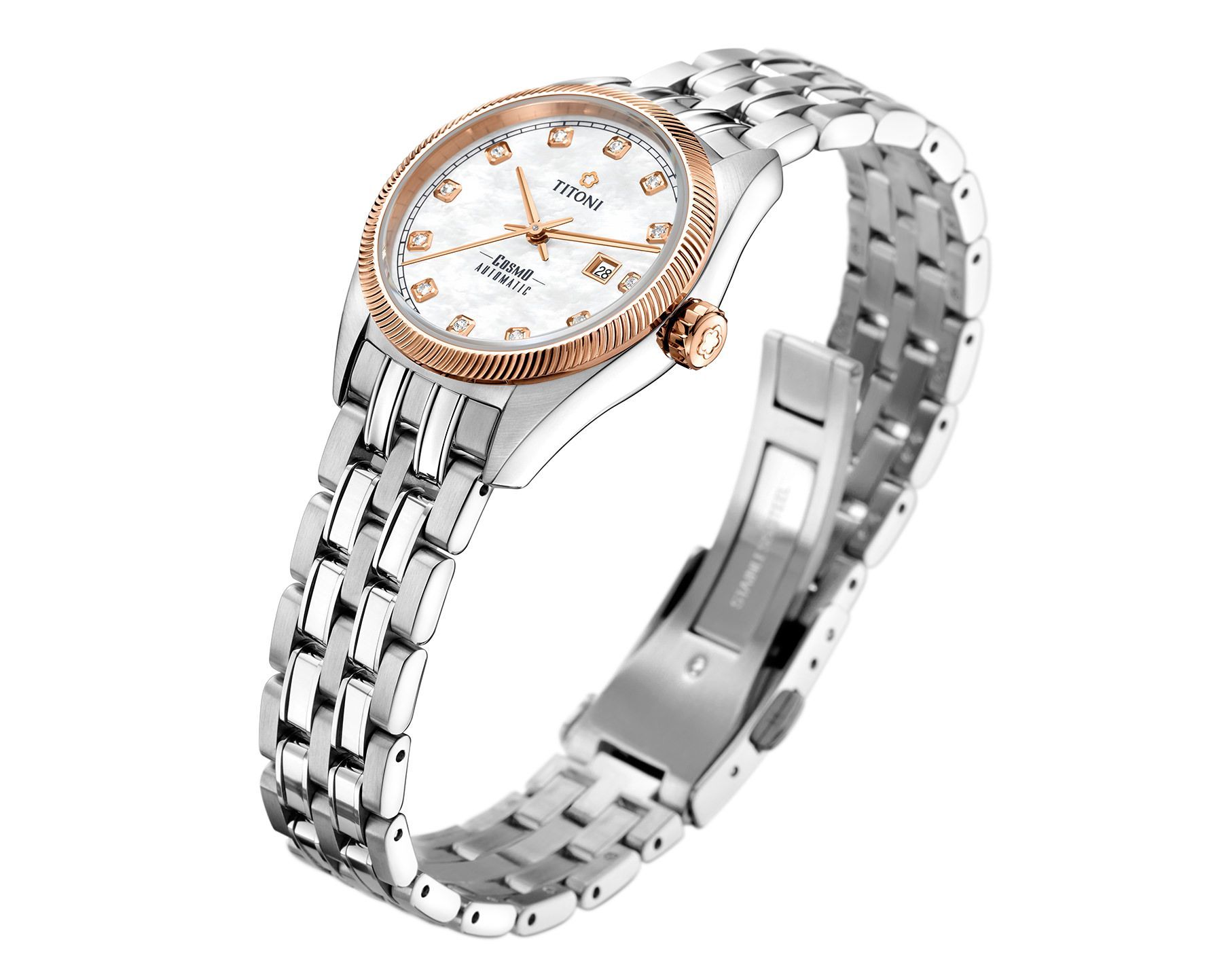 Titoni Cosmo  MOP Dial 30 mm Automatic Watch For Women - 2