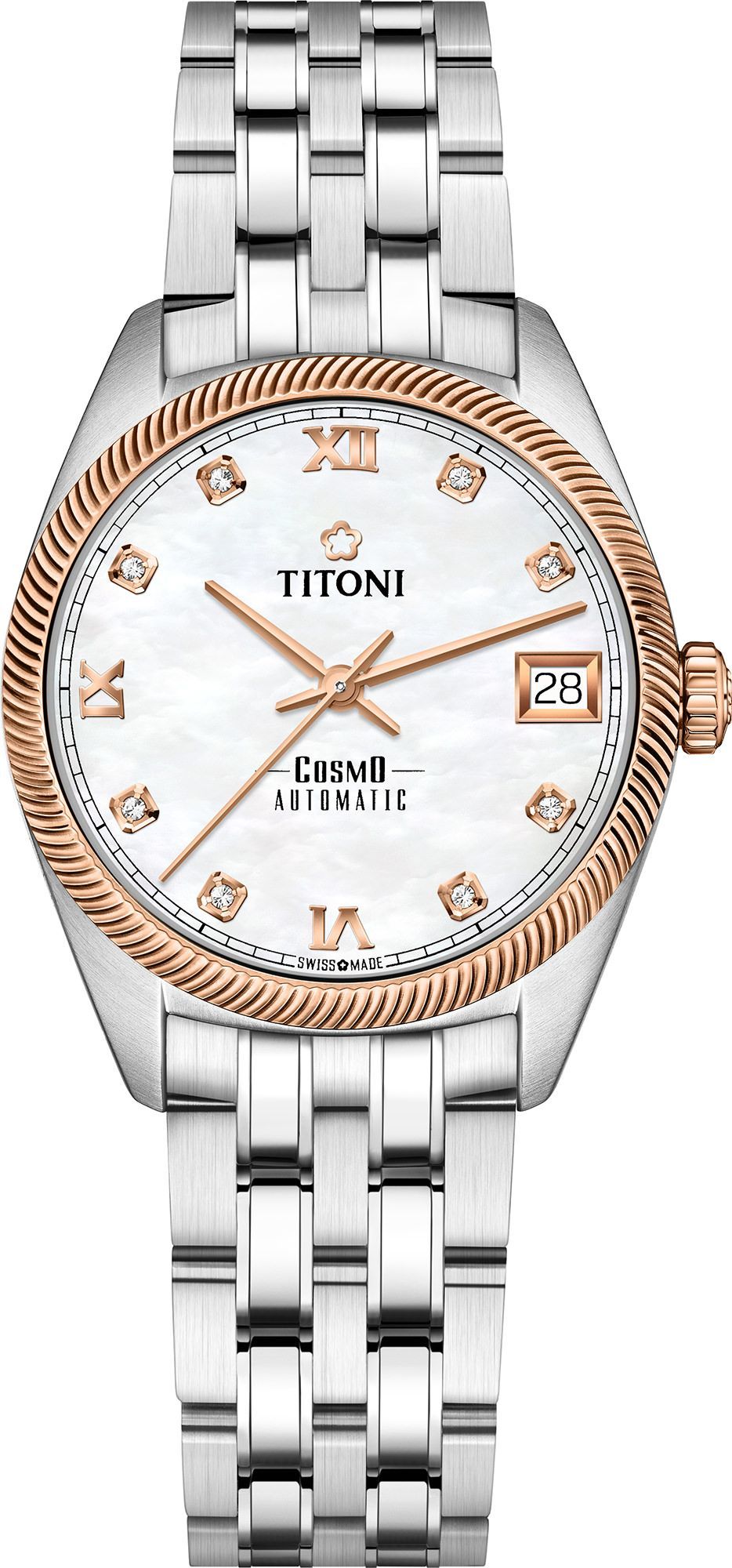 Titoni Cosmo  MOP Dial 33.5 mm Automatic Watch For Women - 1