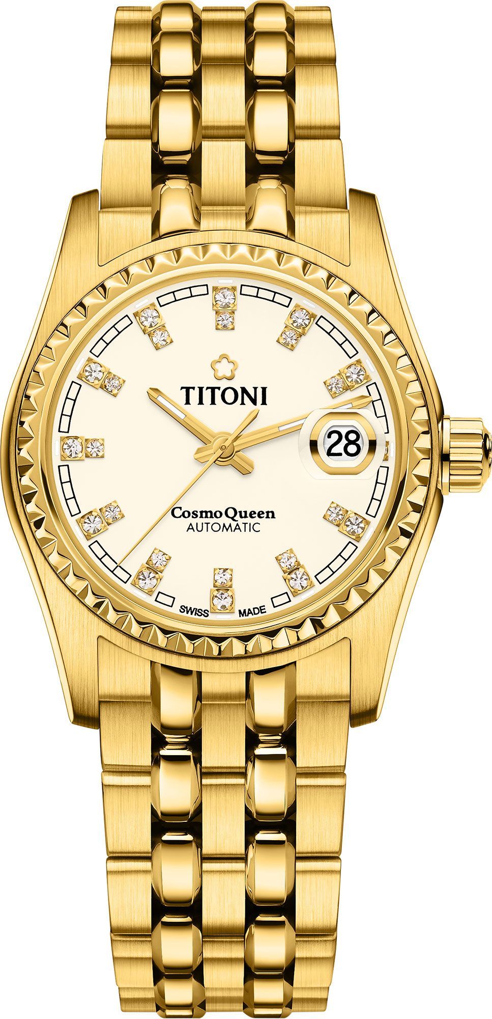 Titoni  27 mm Watch in Silver Dial For Women - 1