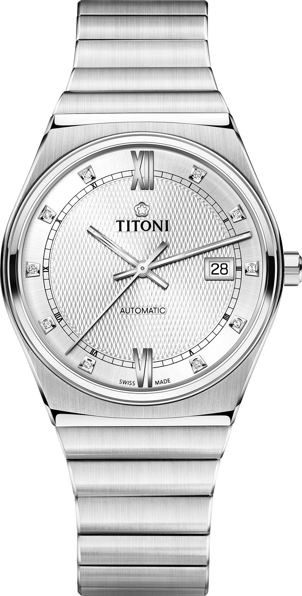 Titoni Impetus Classic  Silver Dial 39.5 mm Automatic Watch For Men - 1