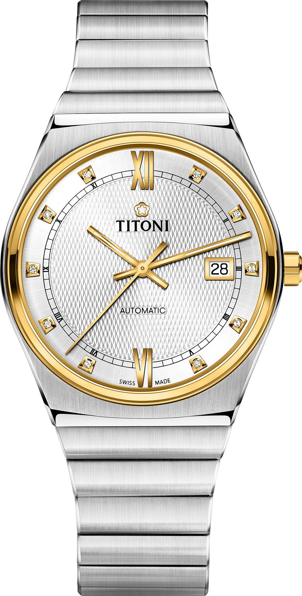 Titoni Impetus Classic  Silver Dial 39.5 mm Automatic Watch For Men - 1