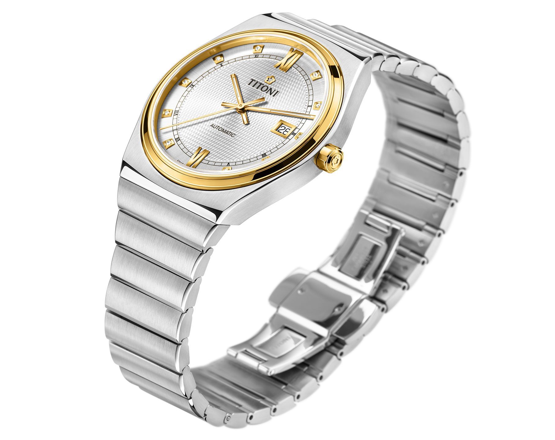 Titoni Impetus Classic  Silver Dial 39.5 mm Automatic Watch For Men - 2