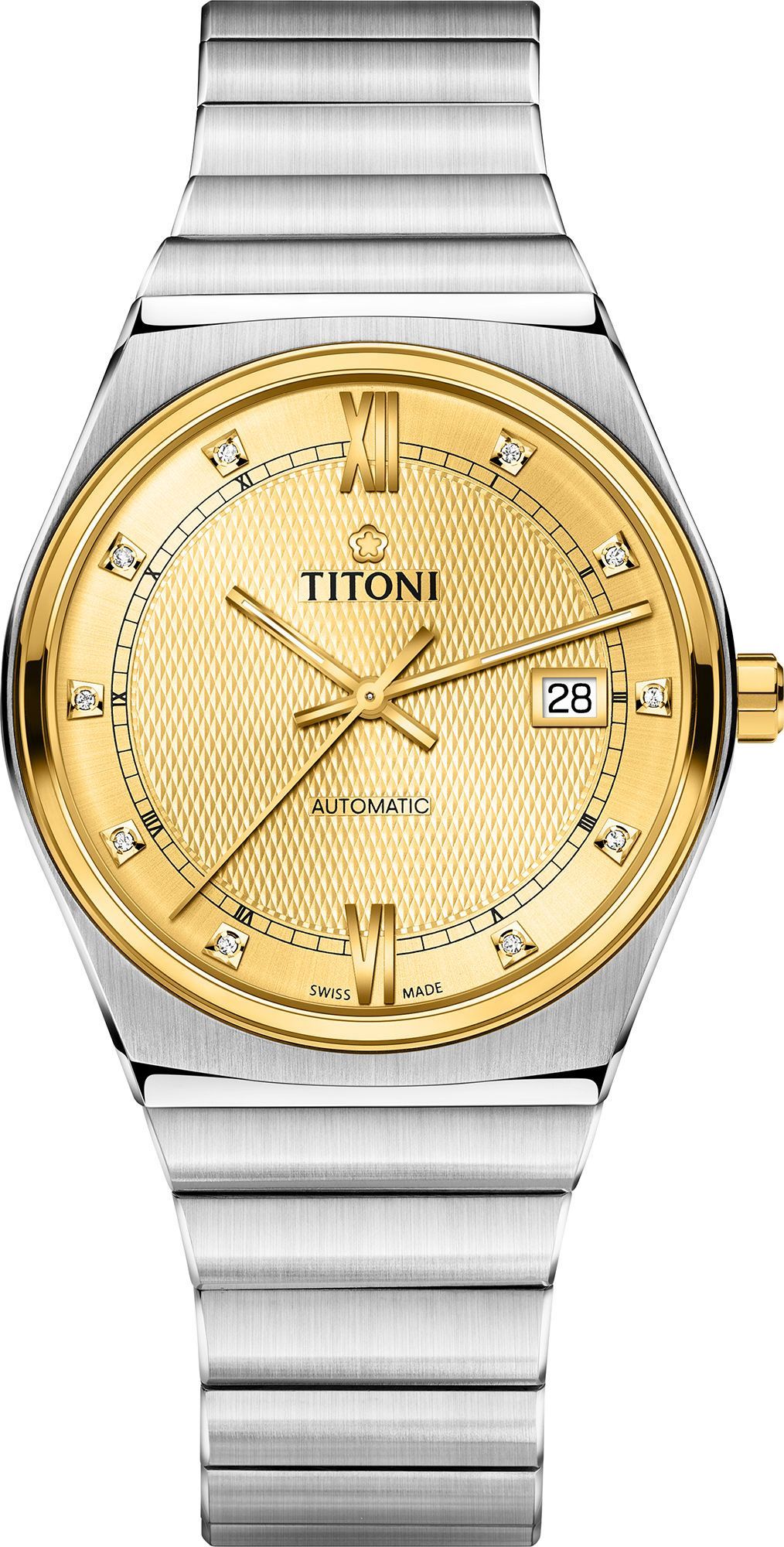 Titoni Impetus Classic  Champagne Dial 39.5 mm Automatic Watch For Men - 1