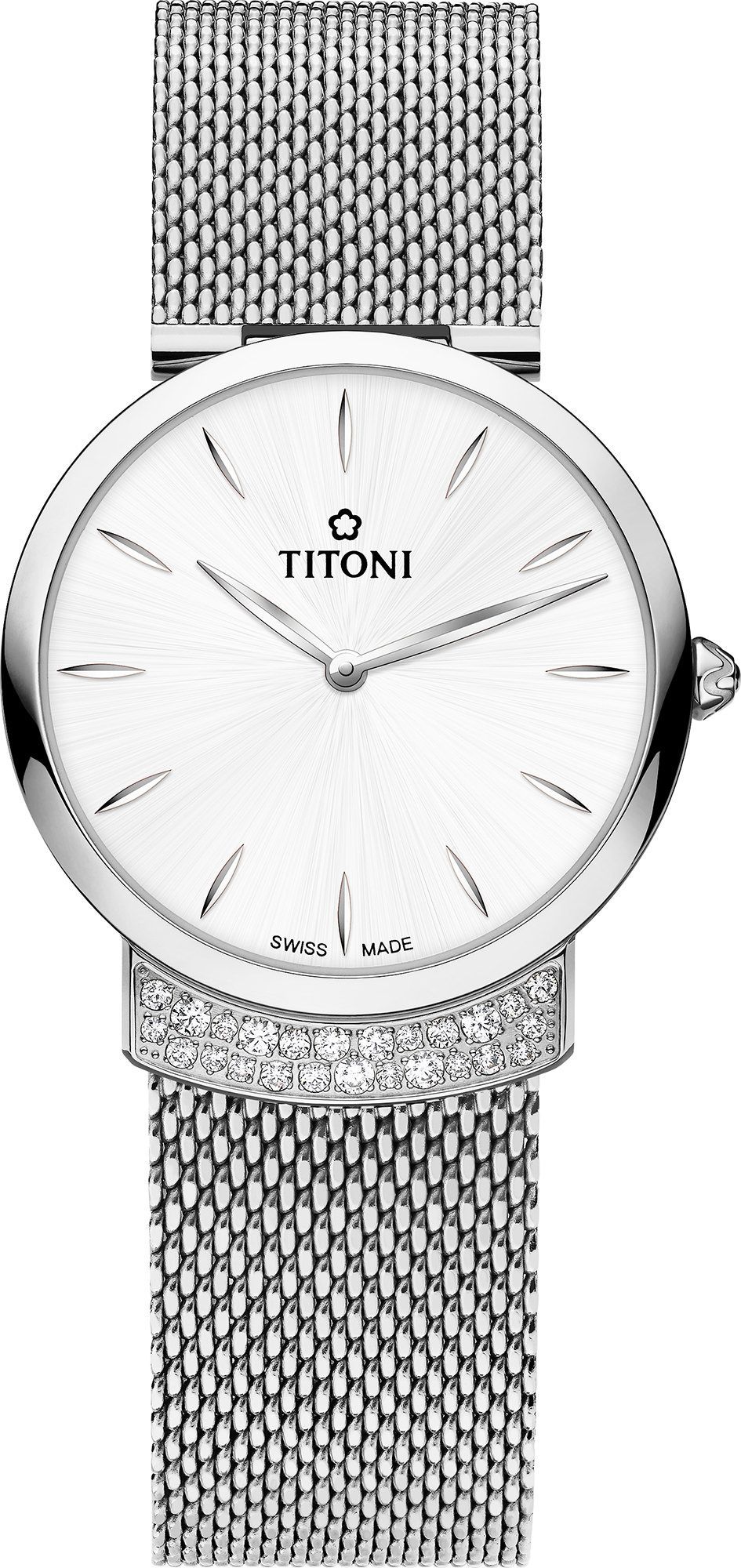 Titoni Mademoiselle by Titoni  Silver Dial 32 mm Quartz Watch For Women - 1