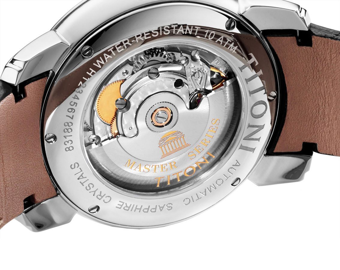 Titoni Master Series  Anthracite Dial 41 mm Automatic Watch For Men - 6