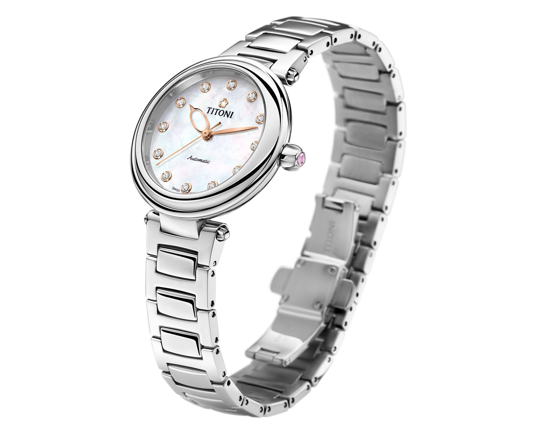 Titoni Miss Lovely  MOP Dial 33.5 mm Automatic Watch For Women - 2