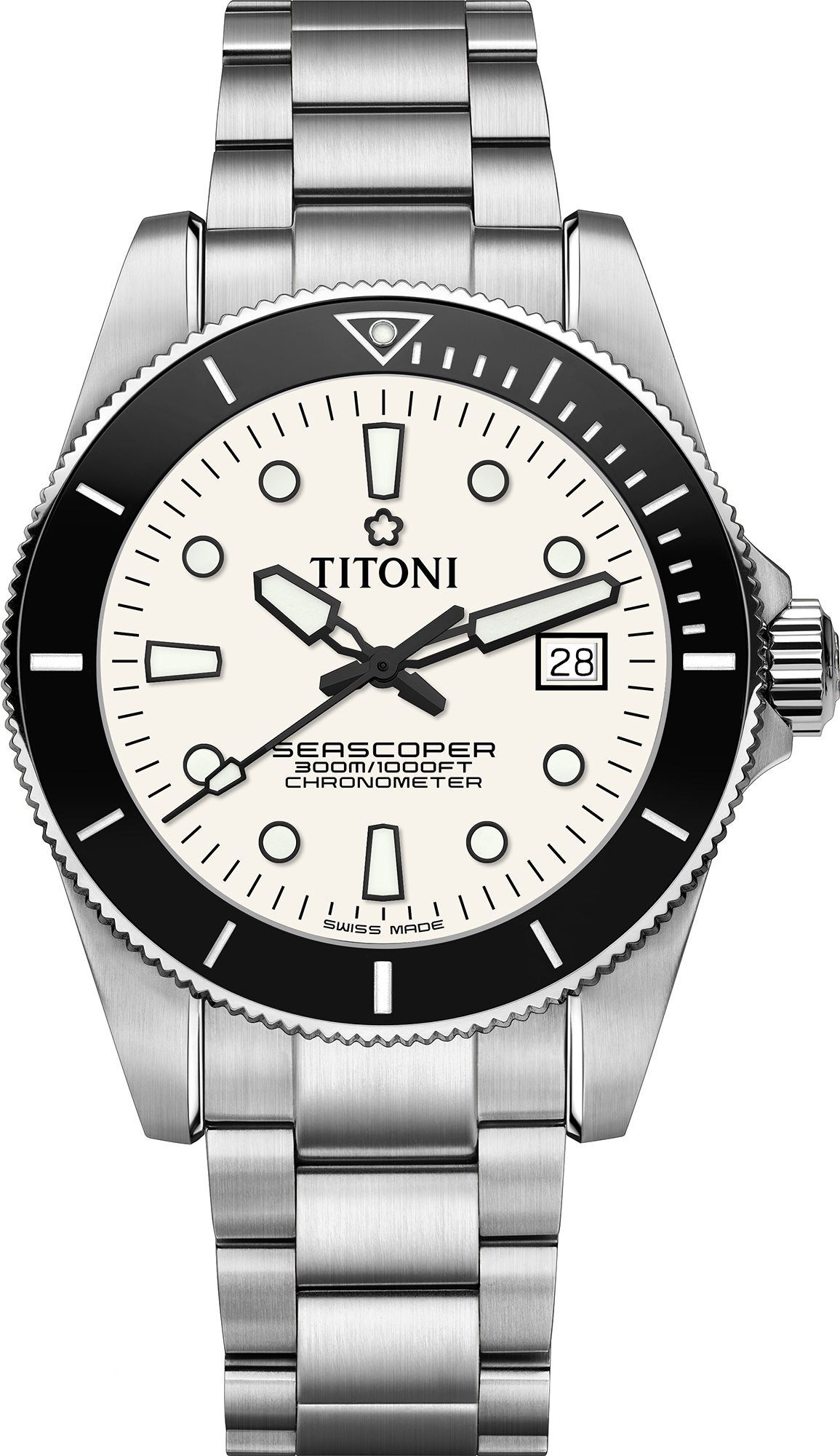 Titoni Seascoper Seascoper 300 White Dial 42 mm Automatic Watch For Men - 1