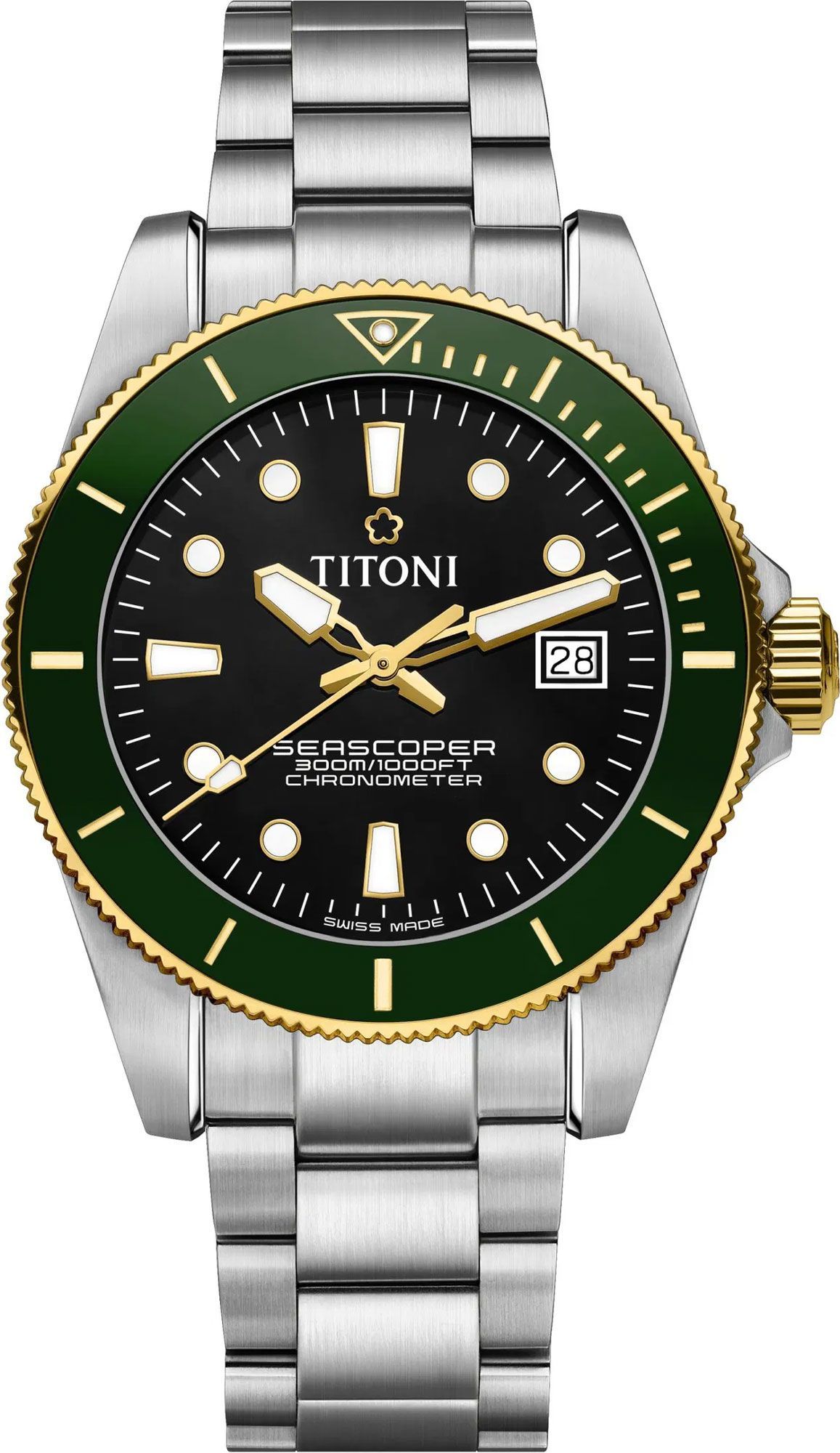 Titoni Seascoper Seascoper 300 Black Dial 42 mm Automatic Watch For Men - 1