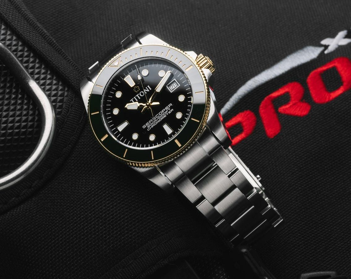 Titoni Seascoper Seascoper 300 Black Dial 42 mm Automatic Watch For Men - 3