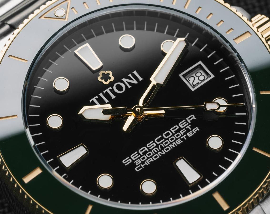 Titoni Seascoper Seascoper 300 Black Dial 42 mm Automatic Watch For Men - 5