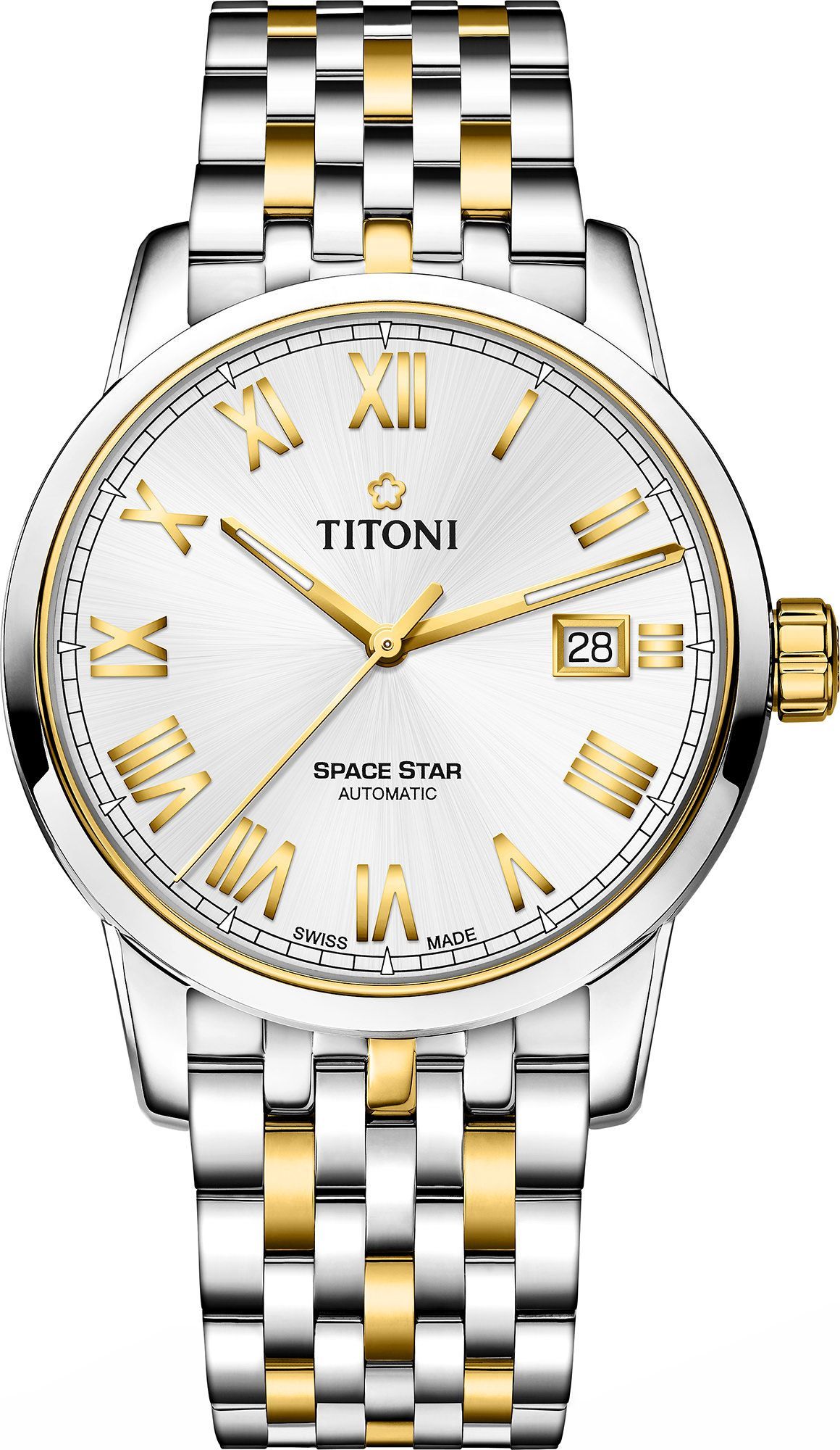 Titoni  40 mm Watch in Silver Dial For Men - 1