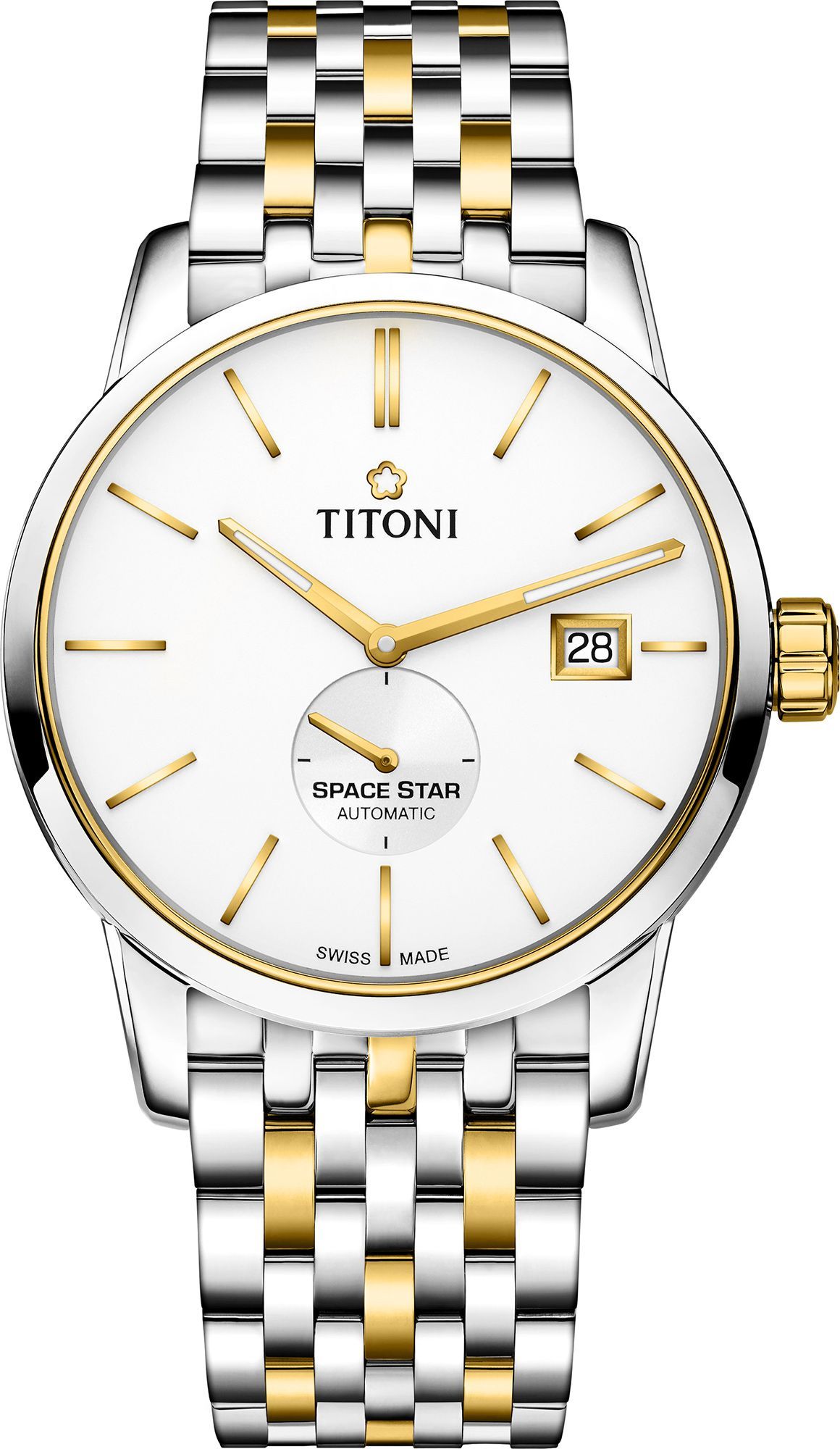 Titoni Space Star  Silver Dial 40 mm Automatic Watch For Men - 1