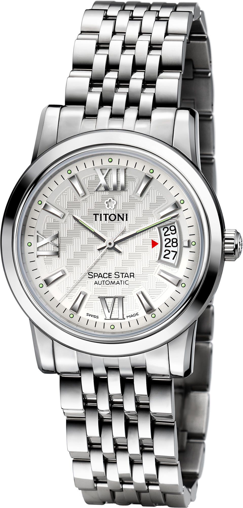 Titoni Space Star  Silver Dial 39 mm Automatic Watch For Men - 1