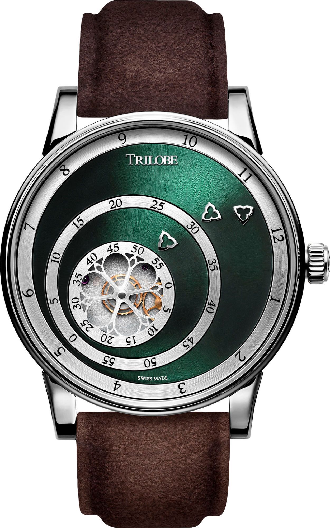 Trilobe  40.5 mm Watch in Green Dial For Unisex - 1
